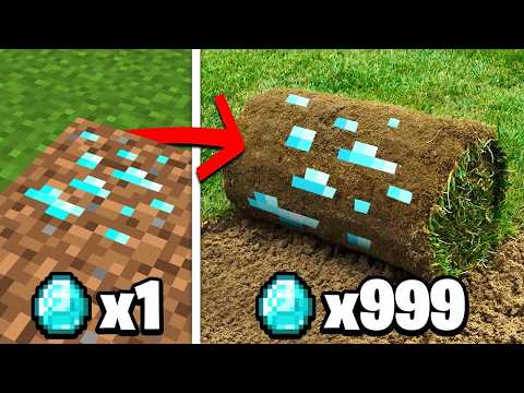 Minecraft ama HER ŞEY ELMAS