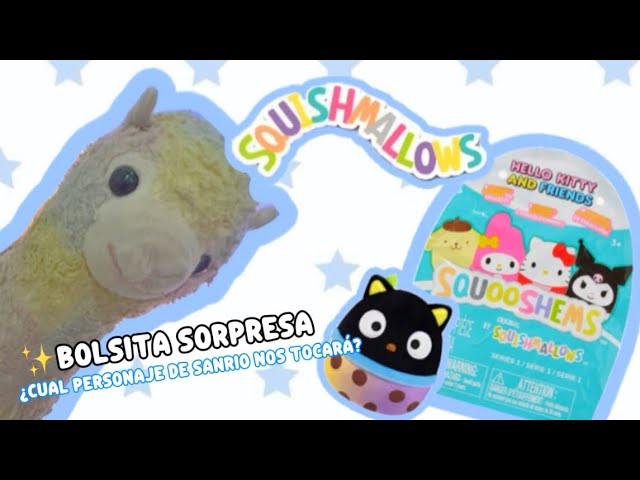 Vídeo relacionado con Squishmallows Sanrio - Cinta azul de Hello Kitty Chococat de 25 cm, juguete de peluche ultrasuave oficial de Jazwares