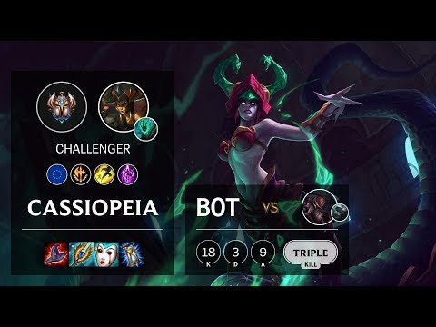Cassiopeia Bot vs Lucian - EUW Challenger Patch 10.11