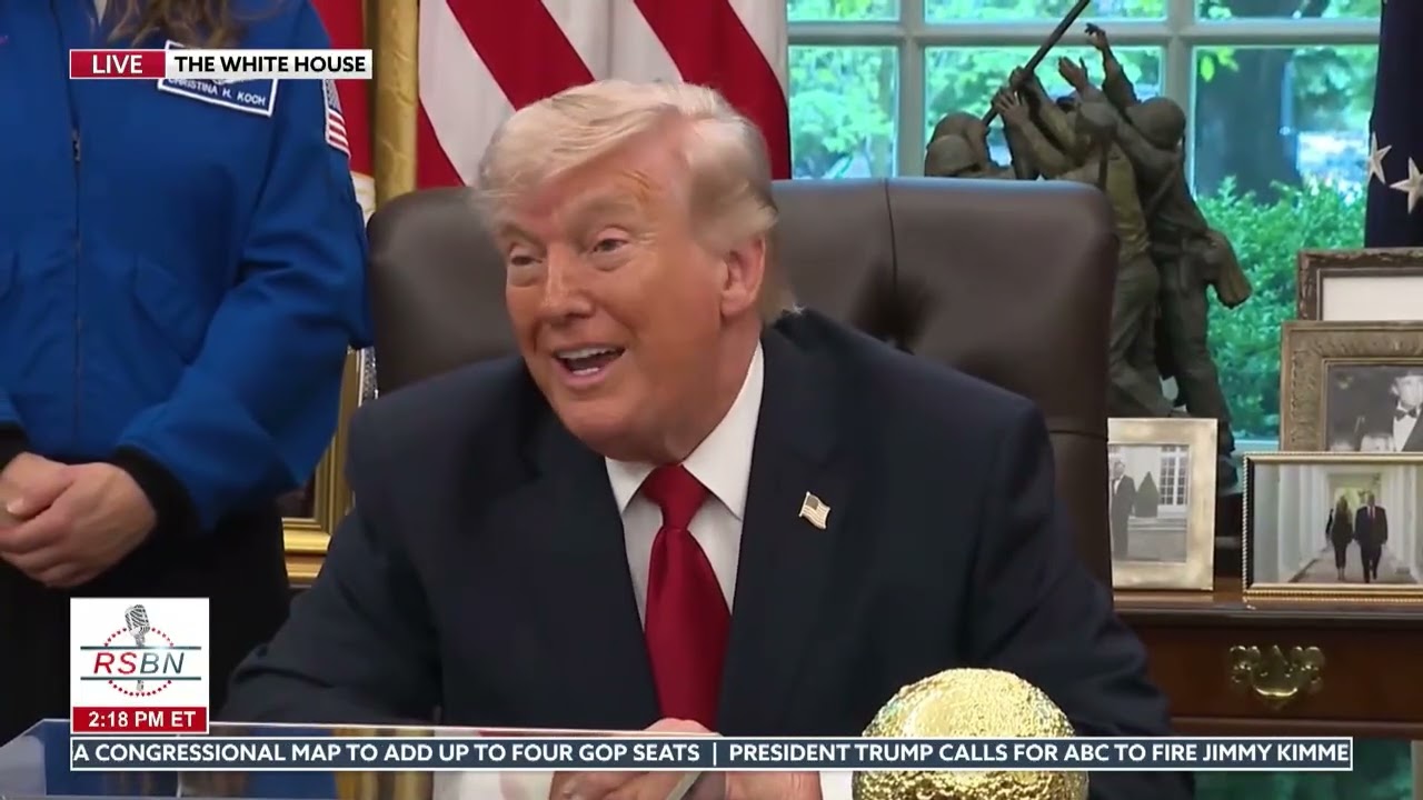 FULL EVENT: President Trump Hosts Artemis II Astronauts in Oval Office - 04/29/26