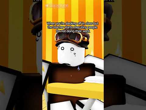 Slacking off | TW: gore #shorts #shorts #roblox #funny #robloxmemes #goldfishiess