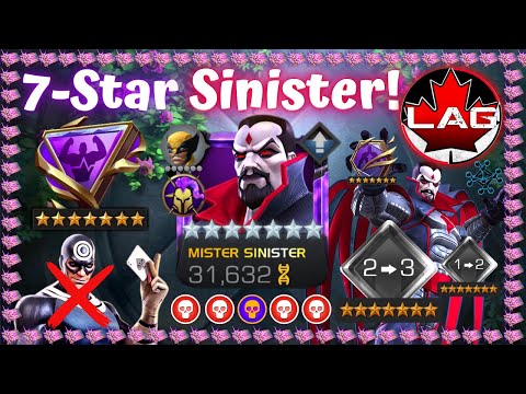 NEW Rank 3 #19! Duped 7-Star Mister Sinister! Acquisition, Rank Up, Awakening, & Gameplay!! - MCOC