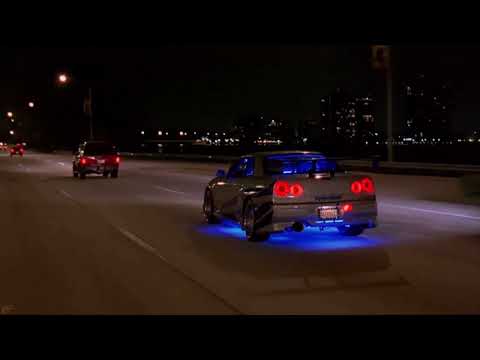 2 Fast 2 Furious Skyline scene