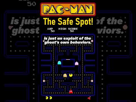 The Secret "Safe Spot" Where Pac-Man Ghosts Can NEVER GET YOU!