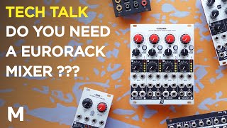 Video thumbnail for Introduction to eurorack audio mixers - with Xaoc Praga, Hrad, Ostrawa, Bohumin by Monotrail Tech Talk