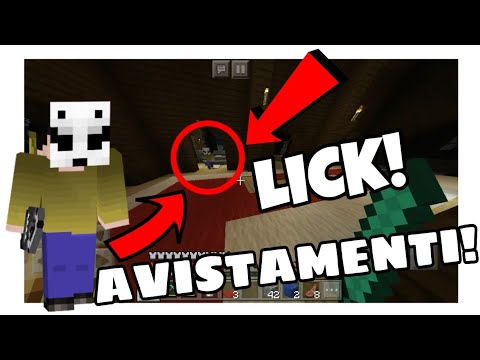 LICK AVISTATO! (AVISTAMENTI DI LICK) MINECRAFT PE ITA -SHELEK