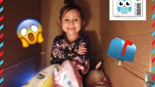 I Mailed Myself to Toys AndMe & it WORKED!!! 4 Year Old Sends Herself to Another YouTuber