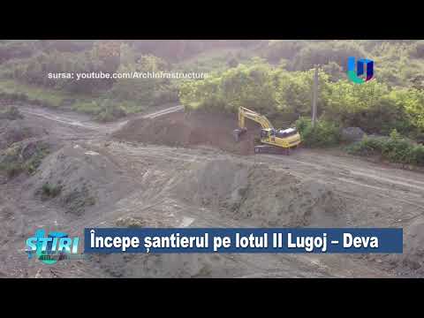 Au apărut utilajele pe „gaura” de pe Lugoj - Deva