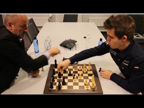 Magnus Carlsen Has ONLY 40 seconds vs Manager Agdestein (GAME 2)
