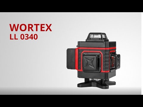 фото нивелир лазерный уровень wortex (вортекс) ll 0340 + аксессуары 4х360гр, до 25 м, +/- 0.3 мм/м, зелен 0