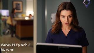 Grey&#39;s anatomy S14E02 - My rules - Jadagrace