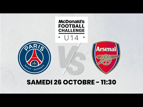 U14 PSG - ARSENAL (samedi 11h30)