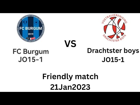 FC Burgum JO15-1 vs Drachtster Boys JO15-1 (friendly arch 21Jan2023)