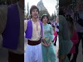 Aladdin Jasmine Invite Moana To A Party At The Palace Disneyland 11 29 22 In Fantasyland
