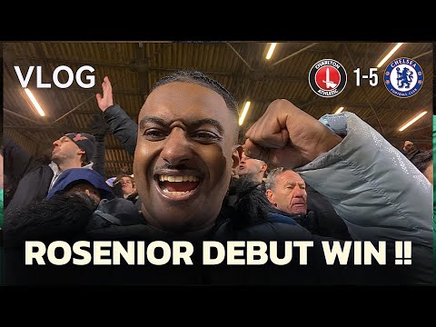 LIAM ROSENIOR DEBUT WIN! | CHARLTON 1-5 CHELSEA FA CUP MATCH VLOG 