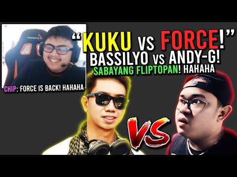 "KUKU vs FORCE! (BASSILYO vs ANDY-G) SABAYANG TRASHTALKAN!"🤣 (Feat. CRAZYMEAL?)🤣