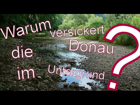 Warum versickert die Donau im Untergrund?