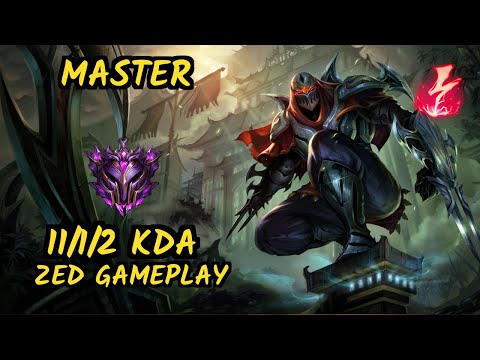 GOG Pride (ZED) vs IRELIA - 11/1/2 KDA MID GAMEPLAY - EUW Ranked MASTER