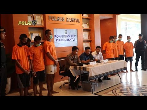 POLRES BANTUL UNGKAP KASUS NARKOBA