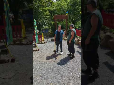 Renaissance Faire Arguing Over Coins
