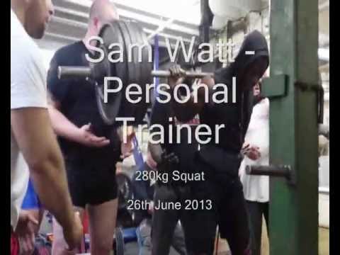 280kg Squat - Sam Watt