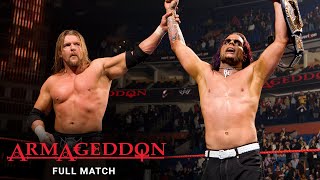 FULL MATCH - Edge vs Jeff Hardy vs Triple H: Armag