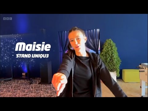 Maisie from STAND UNIQU3 (🇬🇧 JESC 2023) on Newsround (25/11/2023)