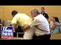Disorder In The Court Man Lunges At Suspected Killer