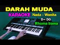 KARAOKE REMIX DARAH MUDA Nada Wanita Rhoma Irama