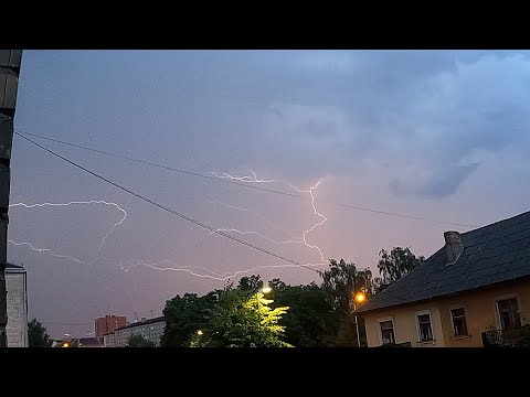 Postoši negaisi Jelgavā un citviet Latvijā 13.07.2021. || Devastating storms at Latvia 13.07.2021.