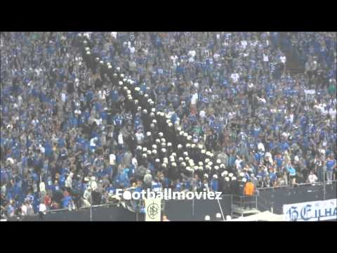 Polizeieinsatz im Schalke Block Schalke 04 vs PAO