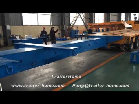Goldhofer telescopic spacer for wind blade  TrailerHome