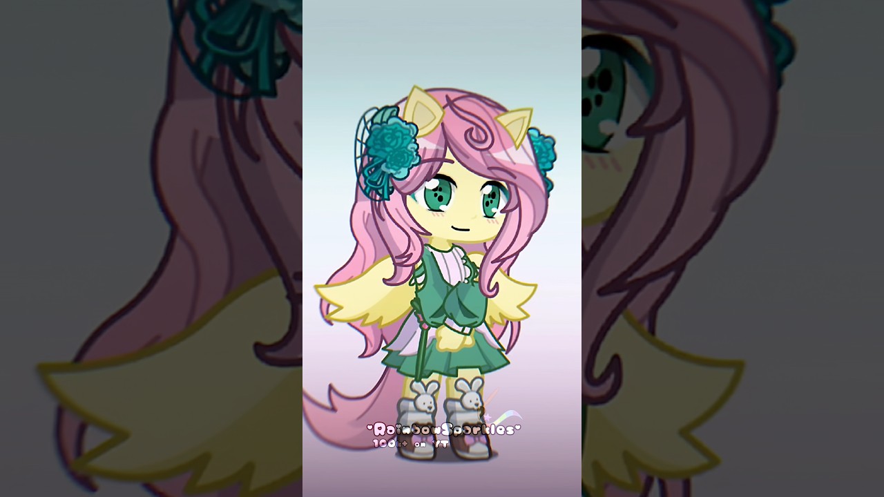 Fluttershy 🦋💖|| Mlp Gacha Edit || #shorts #mlp #gacha