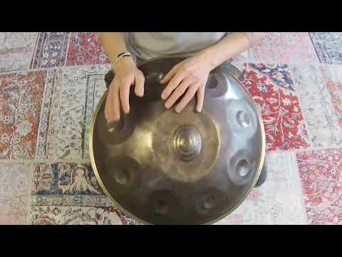 Timbre mini handpan C Amara RVS, stainless steel