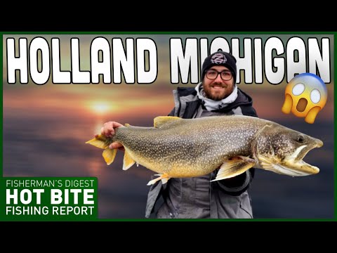 Brave the cold for world-class lake trout fishing in Holland, Michigan