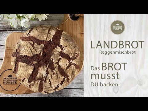 Mein LIEBLINGSBROT mit Sauerteig selber backen | Roggenbrot mit Sauerteig und Dinkel | Alltagsbrot