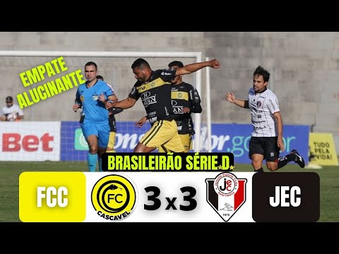 CASCAVEL 3 X 3 JOINVILLE | BRASILEIRAO SERIE D | 05/06/21