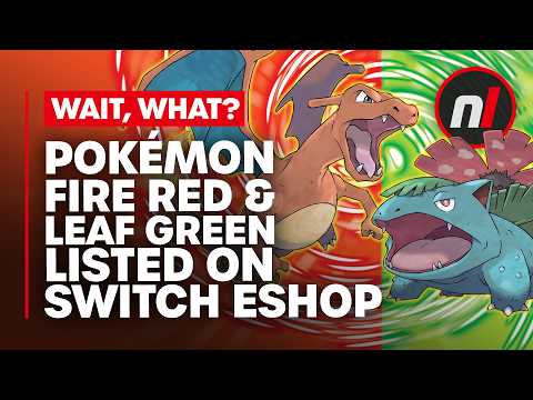 Pokémon Fire Red & Leaf Green Appear on Switch eShop