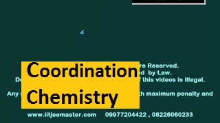 IIT JEE coordination chemistry