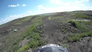 preview picture of video 'A couple fun laps at the Swift Current motocross t'