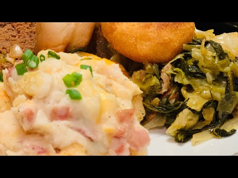 LOADED CHEESY BAKED POTATO CASSEROLE (HOLIDAY RECIPE)