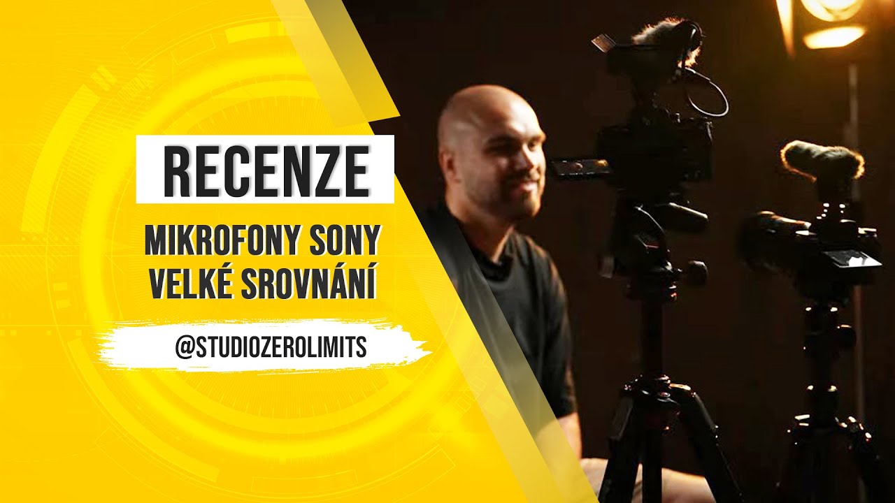 YouTube video - Velké srovnání mikrofonů SONY (nejen) pro vlogování