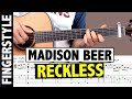 Madison Beer - Reckless // Fingerstyle Guitar Tutorial