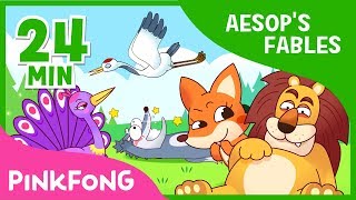 The Old Lion and the fox and 7+ songs| Aesop&#39;s Fables | + Compilation | Pinkfong Songs for Children