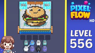 Pixel Flow Level 556 Solution Walkthrough