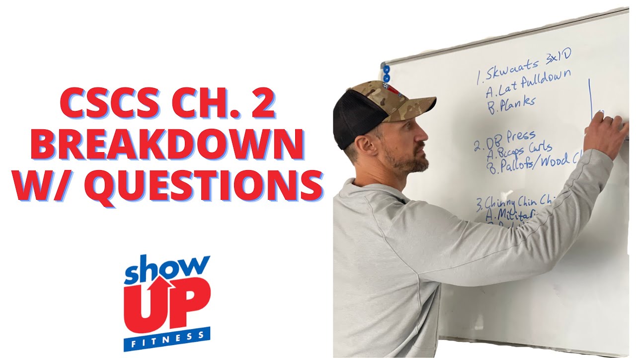 CSCS Study Guide Chapter 2 complete breakdown w/ Questions | Show Up Fitness