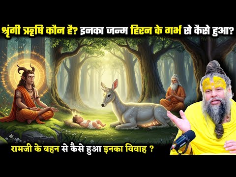श्रृंगी ऋषि का जन्म हिरणी के गर्भ से कैसे हुआ?” श्री प्रेमानंद जी महाराज