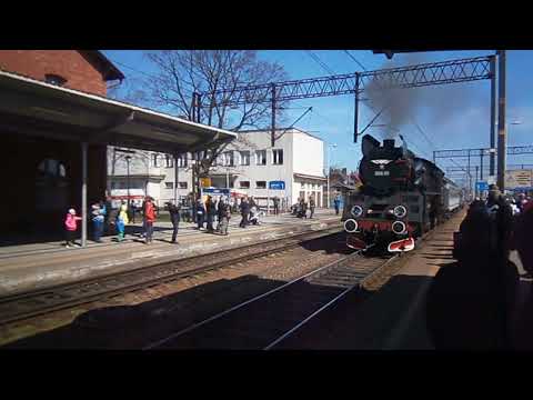 OI49 - steam locomotive in Poland, Lębork