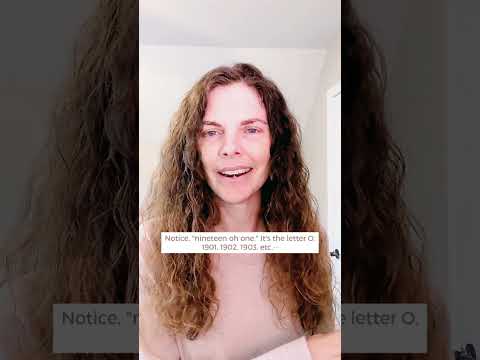 How to say the year, 1900s #EnglishUNITE #englishteacher #shorts #learnenglish #learnenglish