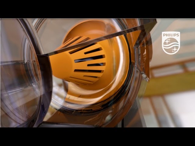 Philips PowerPro Duo PowerCyclone Aspirador Vertical 2 en 1 Rojo video